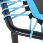 4.5 ft Foldable Fitness Trampoline with Adjustable T Bar, Blue - Image 9