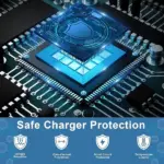 45W USB C Fast Wall Charger with 10 Foot Cable for Samsung Galaxy S20 S21 S22 S23 - Image 8