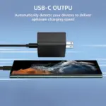 45W USB-C PD Wall Charger with 6 Foot Cable Compatible with Samsung Galaxy - Image 7