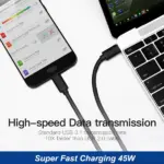 45W USB-C PD Wall Charger with 6 Foot Cable Compatible with Samsung Galaxy - Image 12