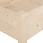Outsunny 48 ft' Raised Garden Bed Wooden Elevated Planter Box DIY Paint with Holes for Vegetables Herb Flowers - Image 9