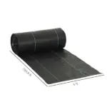 Outsunny 4 Ft x 300 Ft Weed Barrier Landscape Fabric, 5oz Heavy Duty Woven Weed Control Fabric for Landscaping - Image 3