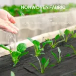Outsunny 4 Ft x 300 Ft Weed Barrier Landscape Fabric, 5oz Heavy Duty Woven Weed Control Fabric for Landscaping - Image 4