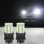 4 Pack 3157 3156 64-SMD LED Bulbs, 6000K White - Image 5