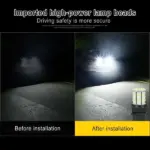 4 Pack 3157 3156 64-SMD LED Bulbs, 6000K White - Image 3