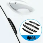 4 Pack Carbon Fiber Style Car Door Edge Guard Strips - Image 6
