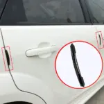 4 Pack Carbon Fiber Style Car Door Edge Guard Strips - Image 7