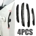 4 Pack Carbon Fiber Style Car Door Edge Guard Strips - Image 19