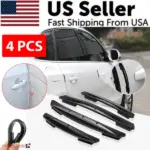 4 Pack Carbon Fiber Style Car Door Edge Guard Strips