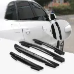 4 Pack Carbon Fiber Style Car Door Edge Guard Strips - Image 4