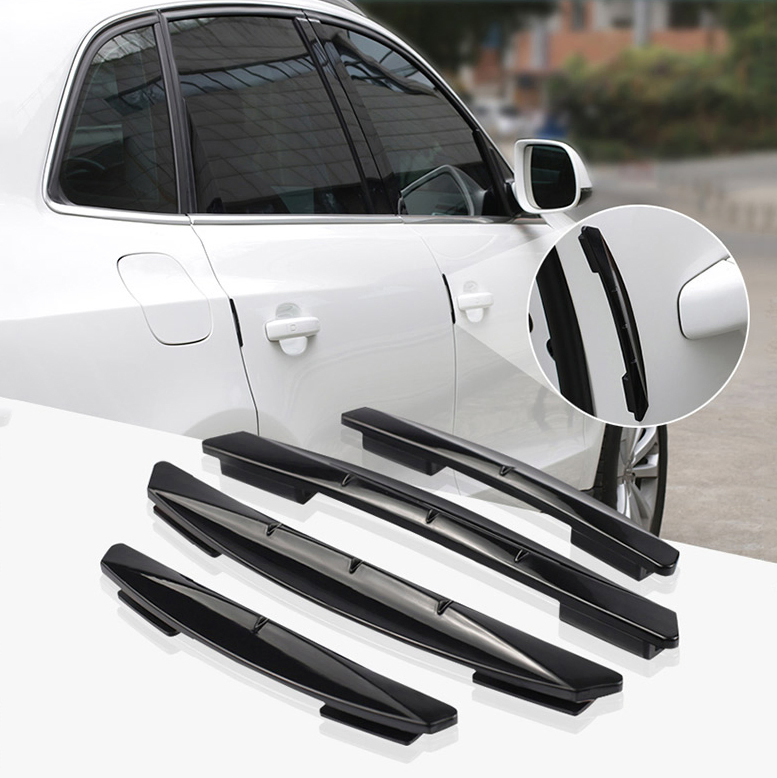 4 Pack Carbon Fiber Style Car Door Edge Guard Strips