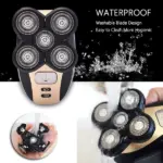5 in 1 Rotary Electric Head Shaver and Beard Trimmer Rechargeable - Image 9