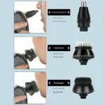 5 in 1 Rotary Electric Head Shaver and Beard Trimmer Rechargeable - Image 17