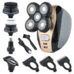 5 in 1 Rotary Electric Head Shaver and Beard Trimmer Rechargeable - Image 19