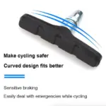5 Pairs 70mm V Brake Pads for Bicycle Cycling - Image 18