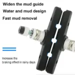 5 Pairs 70mm V Brake Pads for Bicycle Cycling - Image 19