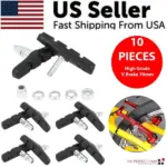 5 Pairs 70mm V Brake Pads for Bicycle Cycling