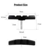 5 Pairs 70mm V Brake Pads for Bicycle Cycling - Image 3