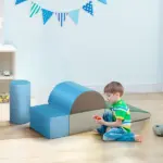 5-Piece Soft Foam Play Equipment for Toddlers, Colorful Crawl and Climb Activity Playset - Image 10