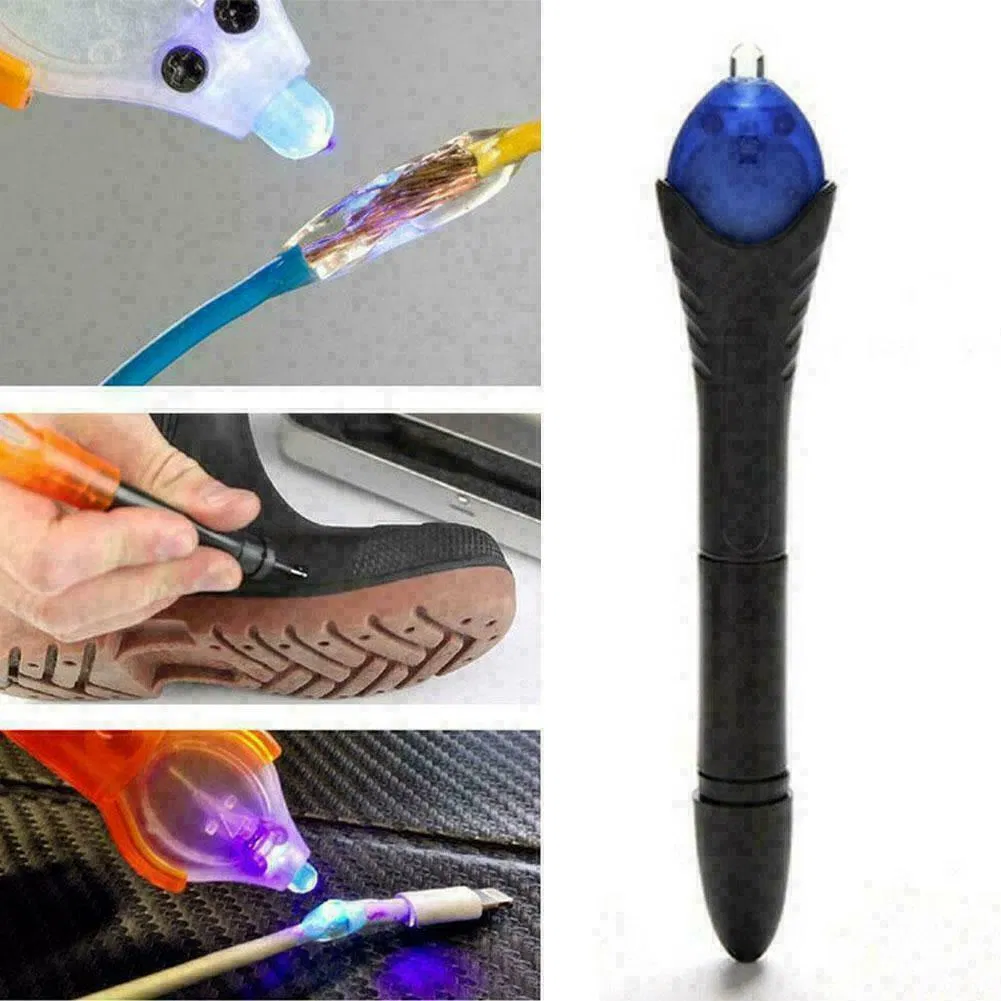 UV Light Curing Repair Adhesive Pen Kit with Refill Liquid