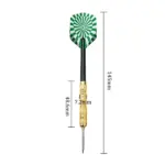 5 Set 15 Piece Steel Tip Darts Set with Slim Barrels and Flights - Image 9