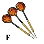 5 Set 15 Piece Steel Tip Darts Set with Slim Barrels and Flights - Image 10