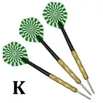 5 Set 15 Piece Steel Tip Darts Set with Slim Barrels and Flights - Image 11