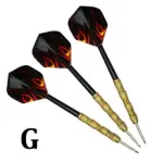 5 Set 15 Piece Steel Tip Darts Set with Slim Barrels and Flights - Image 13