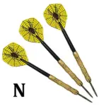 5 Set 15 Piece Steel Tip Darts Set with Slim Barrels and Flights - Image 14
