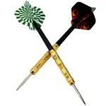 5 Set 15 Piece Steel Tip Darts Set with Slim Barrels and Flights - Image 6