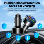 5 Port USB Fast Car Charger Adapter for iPhone Samsung and Android - Image 7