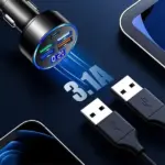 5 Port USB Fast Car Charger Adapter for iPhone Samsung and Android - Image 16
