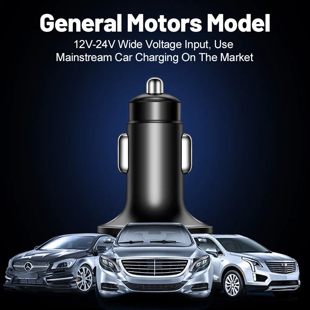 5 Port USB Fast Car Charger Adapter for iPhone Samsung and Android