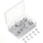 50 Pack Clear Headliner Twist Pins for Upholstery and Fabric - Image 3