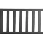 Outsunny 50 Inch 2-Person Steel Outdoor Bench with Slatted Seat Black - Image 9