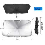 51 Inch Foldable Windshield Sun Shade Umbrella 51 x 31 Inch - Image 13