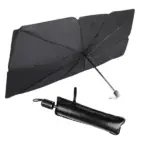 57 Inch Foldable Windshield Sun Shade Umbrella 57 x 31 Inch - Image 11
