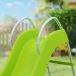 5.7FT Outdoor Slide for Kids Ages 3-8, Climbing Step Ladder, Playground Equipment for Backyard, Garden, Green - Image 7