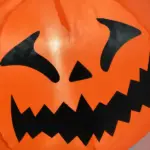 5.9' Halloween LED Yard Decor Ghost with Pumpkin, Blow Up Inflatable Outdoor Decoration, Waterproof - Image 9