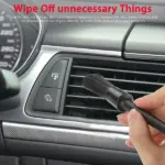 5 Piece Boar Hair Car Detailing Brush Set for Interior Wheels and Trim - Image 11