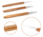 5 Piece Crochet Hook Set with Bamboo Handles for Dreadlock and Braiding - Image 12