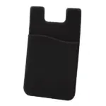 5 Pack Silicone Adhesive Phone Wallet Credit Card Holders Black - Image 11