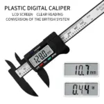 6 Inch 150mm Digital Caliper with LCD Carbon Fiber Composite ABS - Image 8
