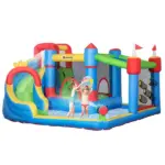 6 in 1 Inflatable Bounce House with Slide, Trampoline, Pool and Water Sprayer