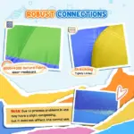 6 in 1 Inflatable Bounce House with Slide, Trampoline, Pool and Water Sprayer - Image 6