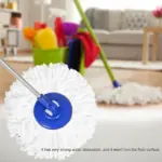 6 Pack Microfiber Spin Mop Replacement Heads, 6.5 Inch - Image 5
