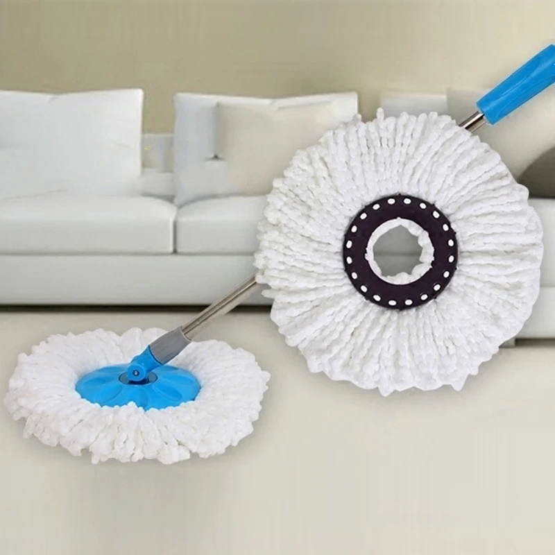 6 Pack Microfiber Spin Mop Replacement Heads, 6.5 Inch