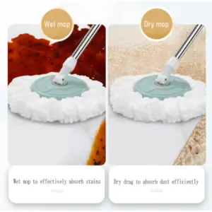 6 pack replacement microfiber mop head refill 360 spin easy cleaning for mop 7