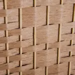 HOMCOM 6 Panel Wicker Room Divider 6 ft Tall Privacy Screen Natural - Image 9