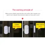 6 Pack Wireless Window Door Security Alarm Magnetic Sensor System - Image 7